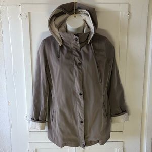 Women’s WEATHER TAMER Coat SZ L RN15101 Warm Hood